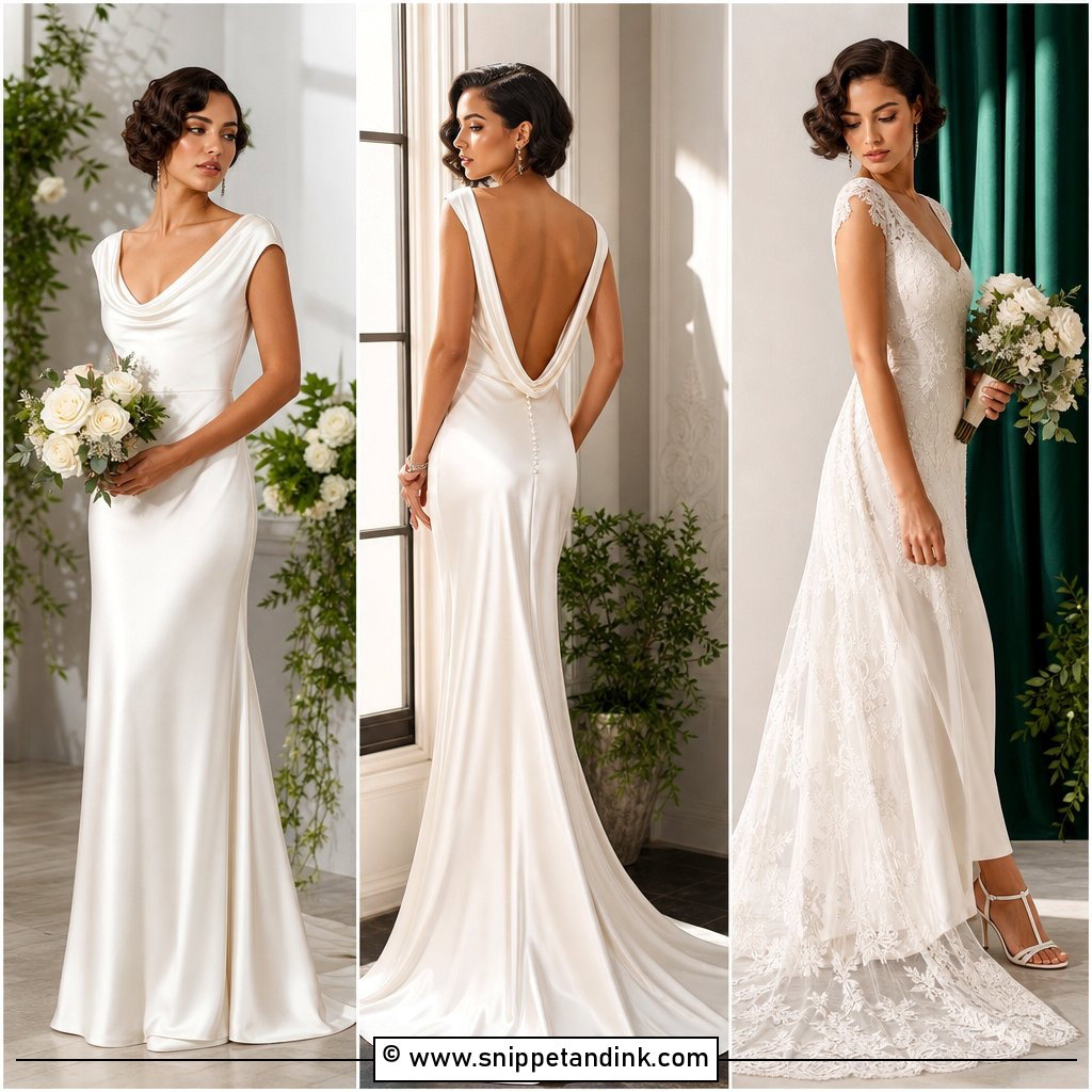 25 1930s Wedding Dress Ideas for Elegant Old-Hollywood Brides