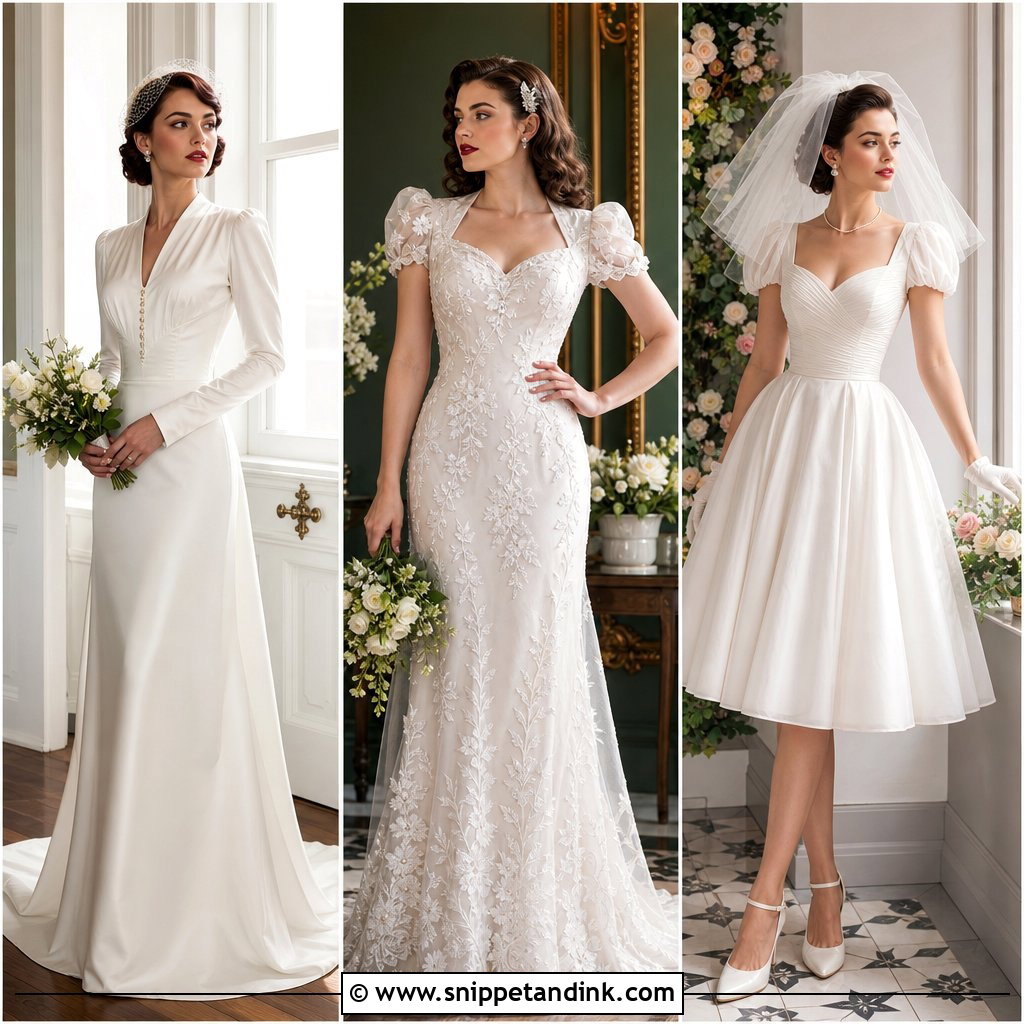 25 1940 Wedding Dress Ideas for Timeless Wartime Style