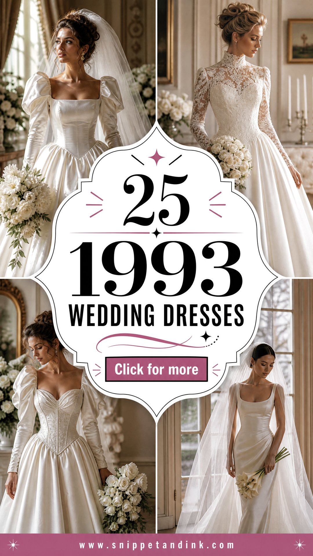 25 1993 Wedding Dresses for Romantic Retro Bridal Inspiration - 25 1993 Wedding Dresses for Romantic Retro Bridal Inspiration