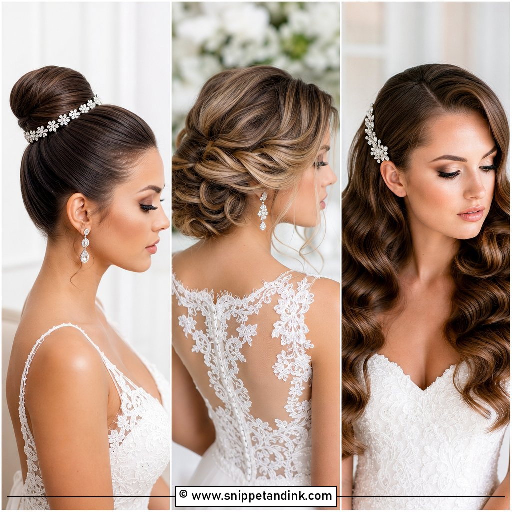 25 2025 Bride Hairstyles for a Chic Modern Wedding Look