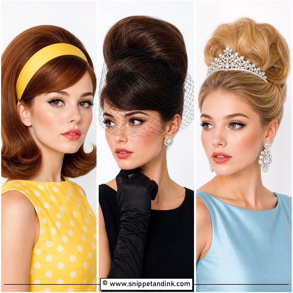 25 60s Wedding Hair Ideas for Retro Brides With Style