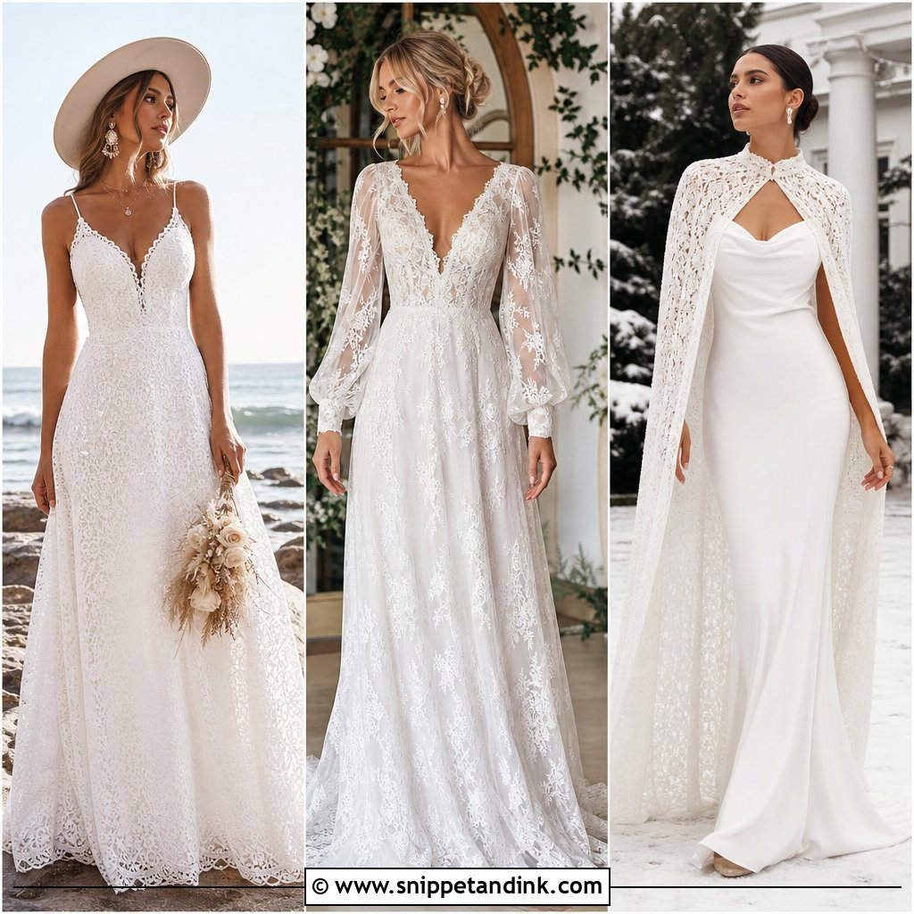 25 70s Style Wedding Dress Ideas for Boho-Loving Brides