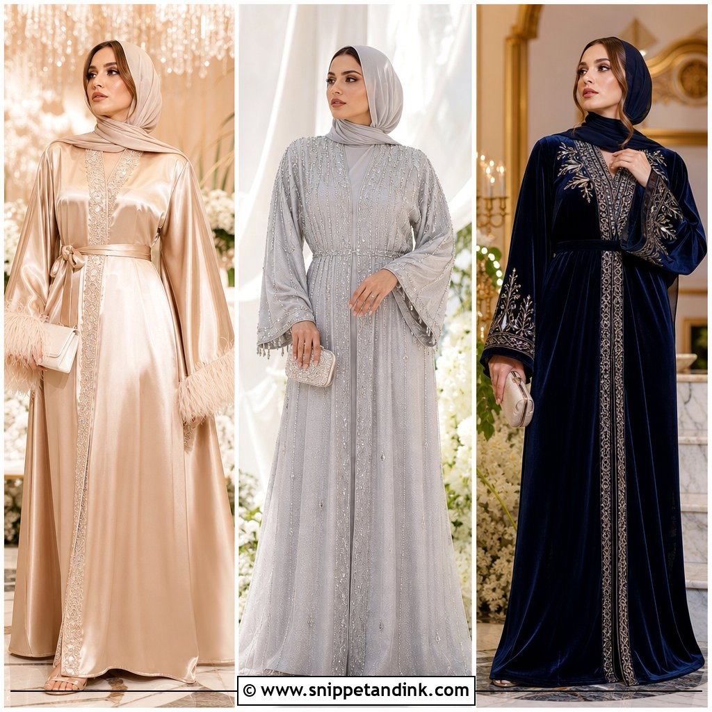 25 Abaya Wedding Dress Ideas for Elegant, Modest Brides