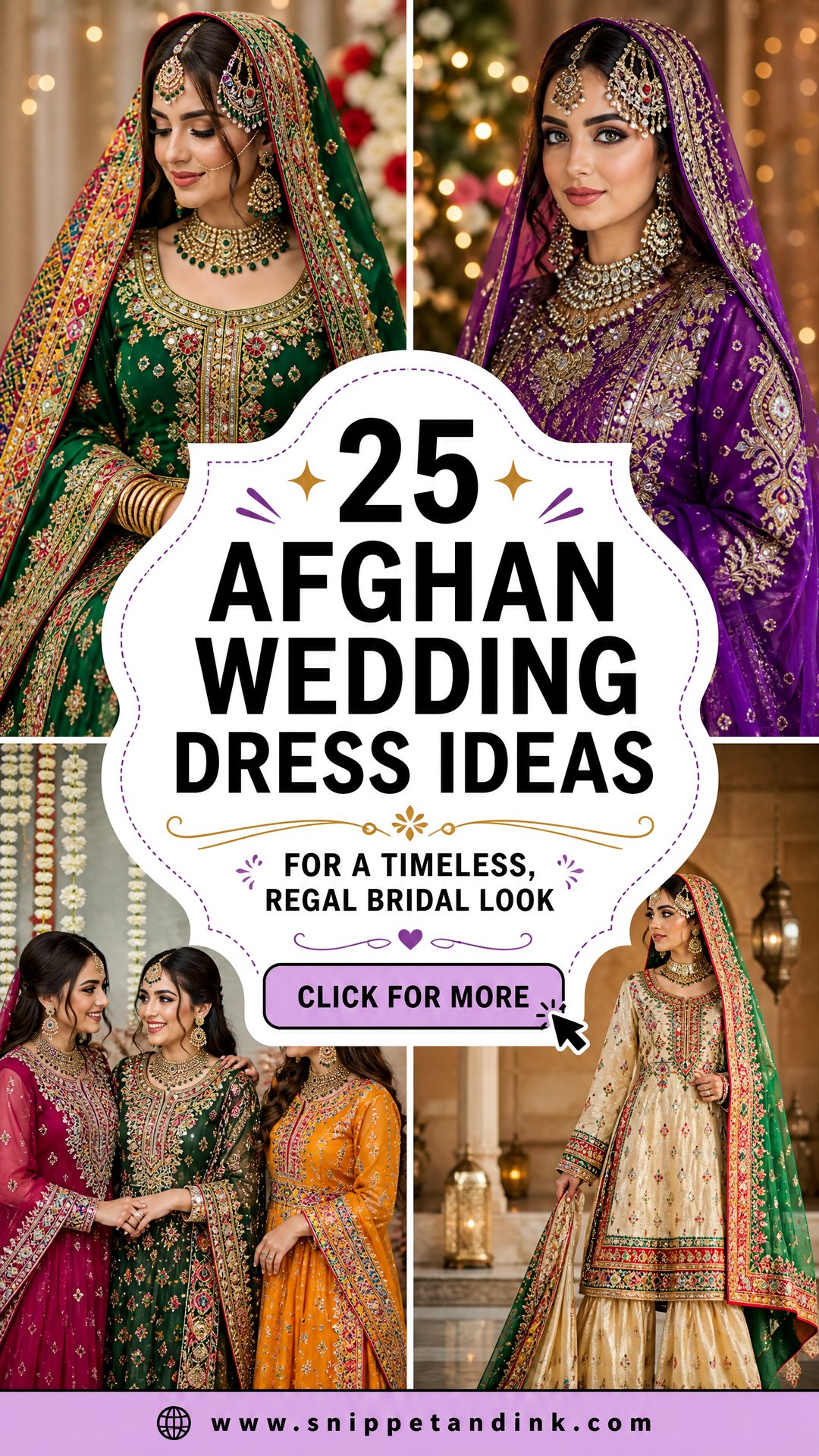 25 Afghan Wedding Dress Ideas for a Timeless Regal Bridal Look - 25 Afghan Wedding Dress Ideas for a Timeless, Regal Bridal Look