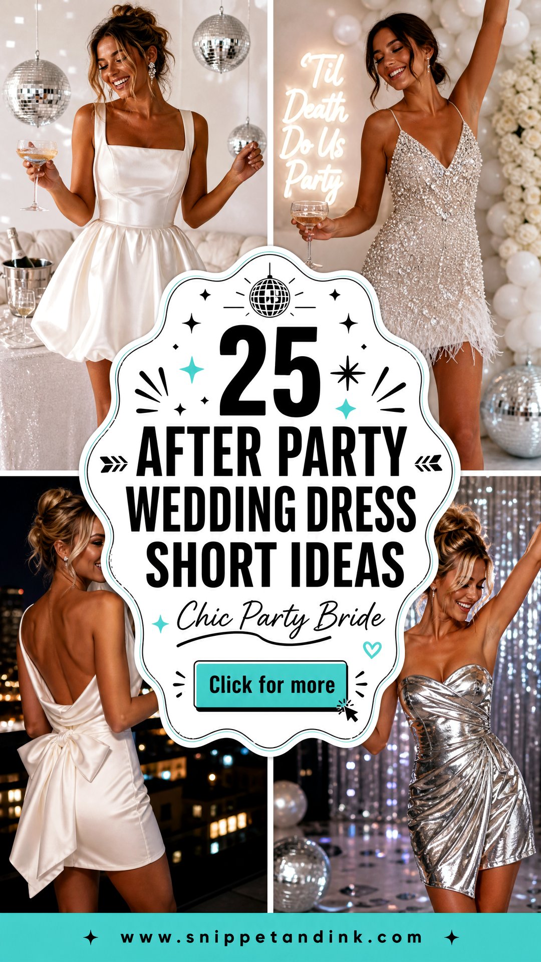 25 After Party Wedding Dress Short Ideas for Chic Brides - 25 After Party Wedding Dress Short Ideas for Chic Brides