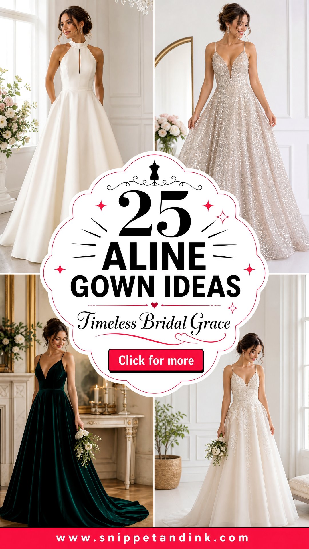 25 Aline Gown Ideas for Elegant Brides With Timeless Style - 25 Aline Gown Ideas for Elegant Brides With Timeless Style