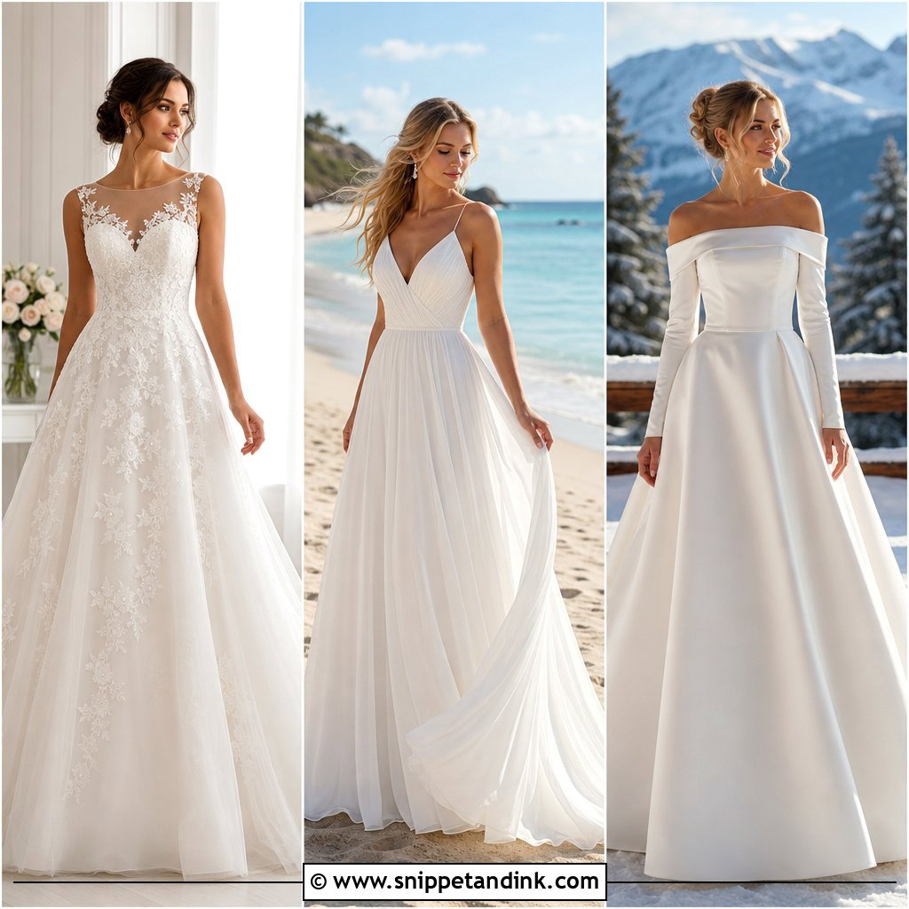 25 Aline Wedding Dresses for Every Modern Bride’s Style