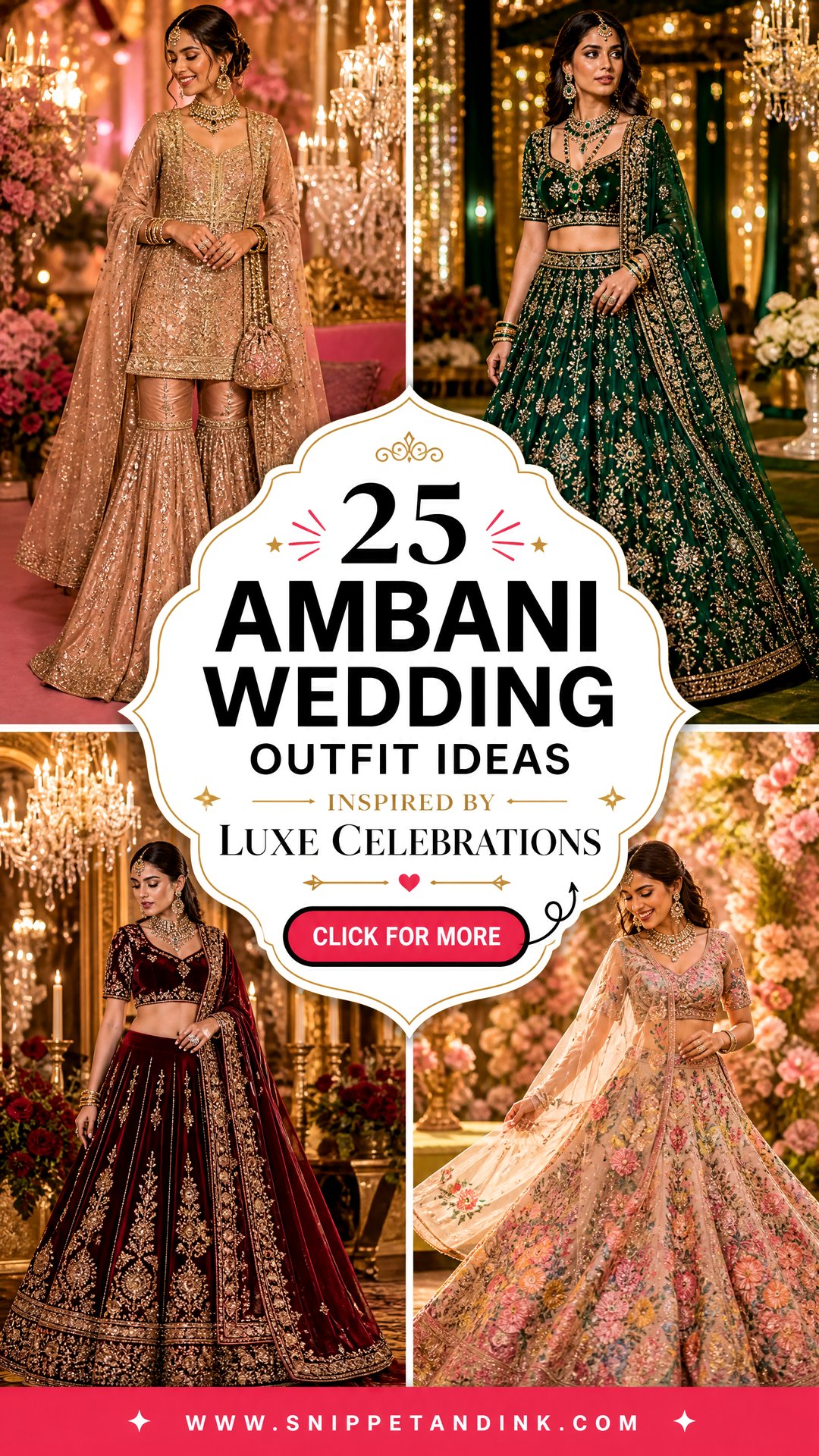 25 Ambani Wedding Outfit Ideas Inspired by Luxe Celebrations - 25 Ambani Wedding Outfit Ideas Inspired by Luxe Celebrations