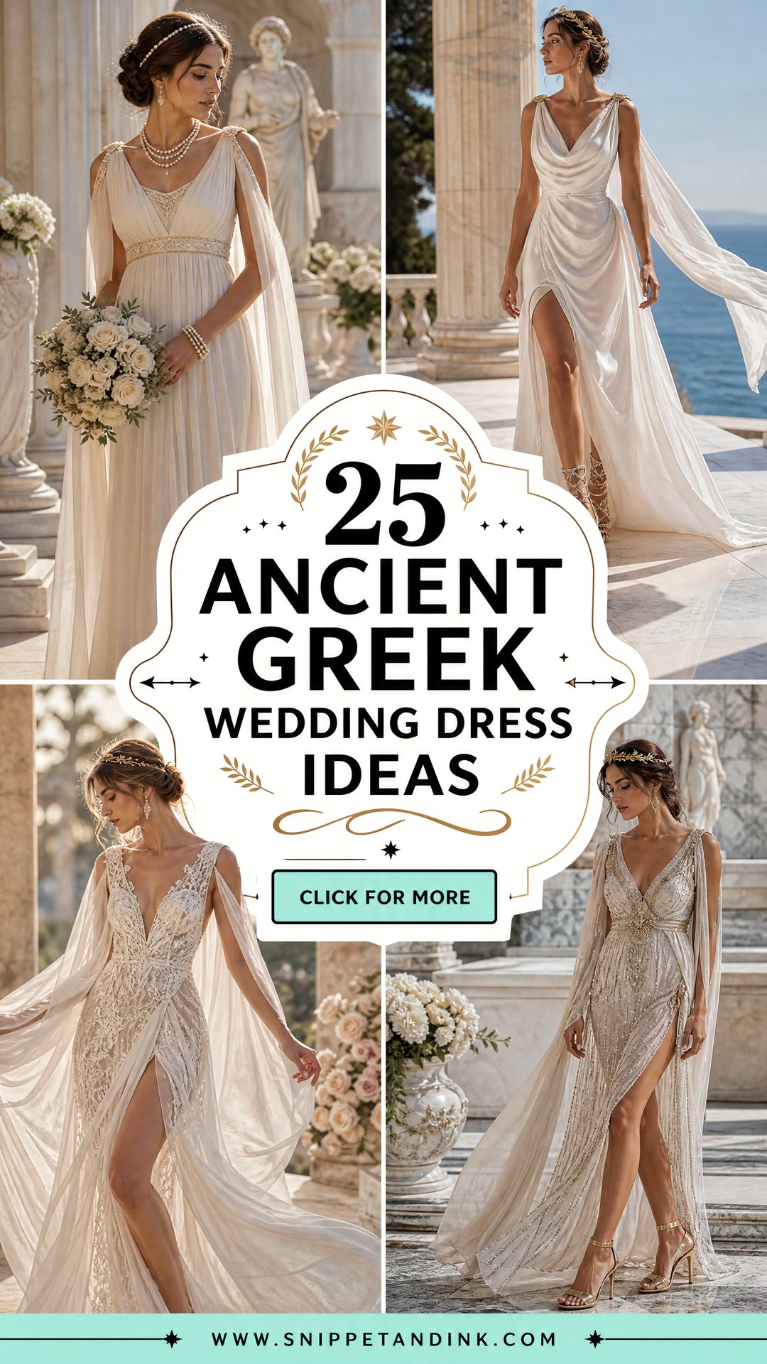 25 Ancient Greek Wedding Dress Ideas for Mythic Romance - 25 Ancient Greek Wedding Dress Ideas for Mythic Romance