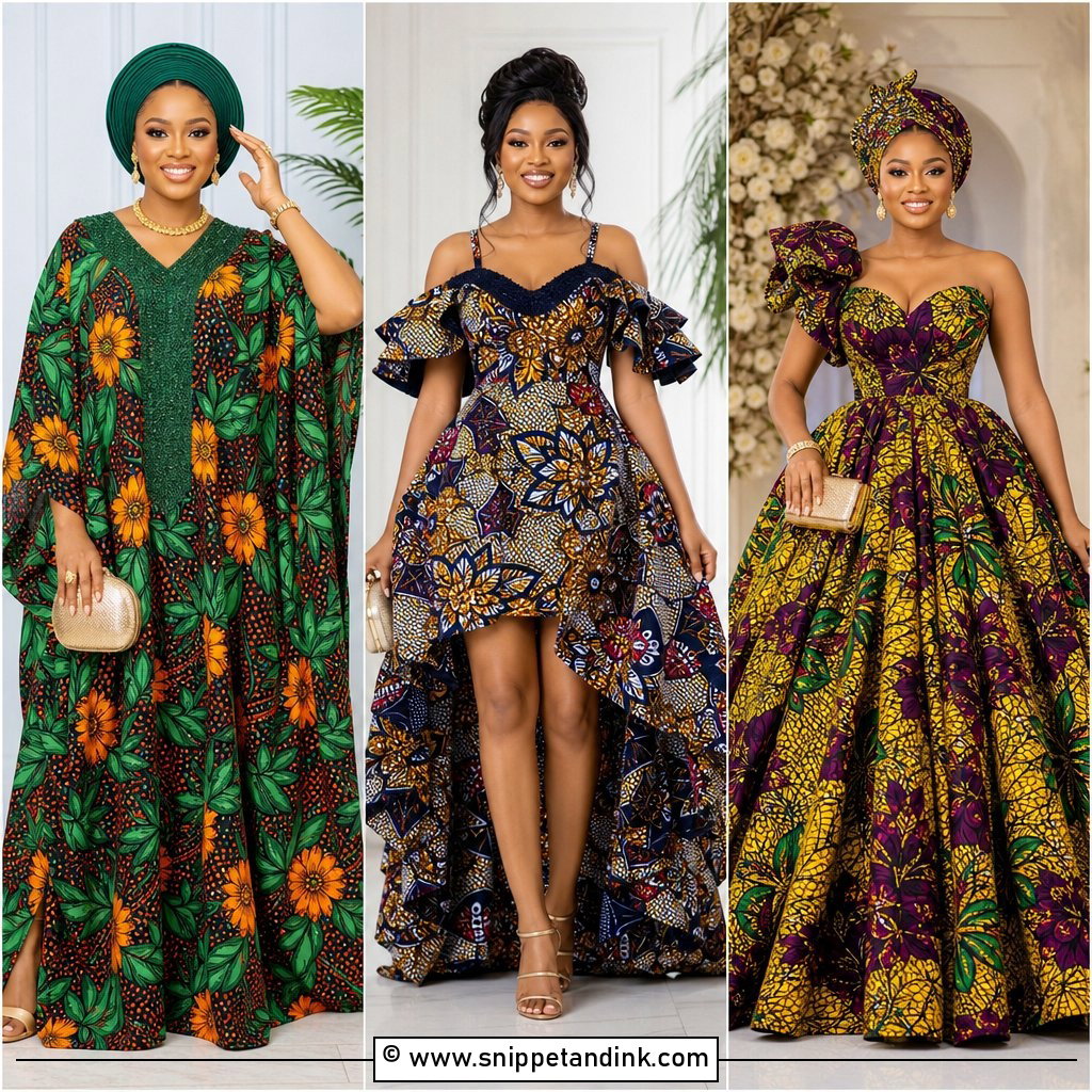 25 Ankara Asoebi Styles for Wedding Guests Who Love Color