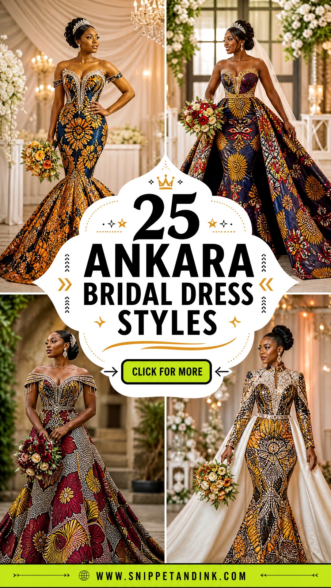 25 Ankara Bridal Dress Styles for Confident Modern Brides - 25 Ankara Bridal Dress Styles for Confident Modern Brides