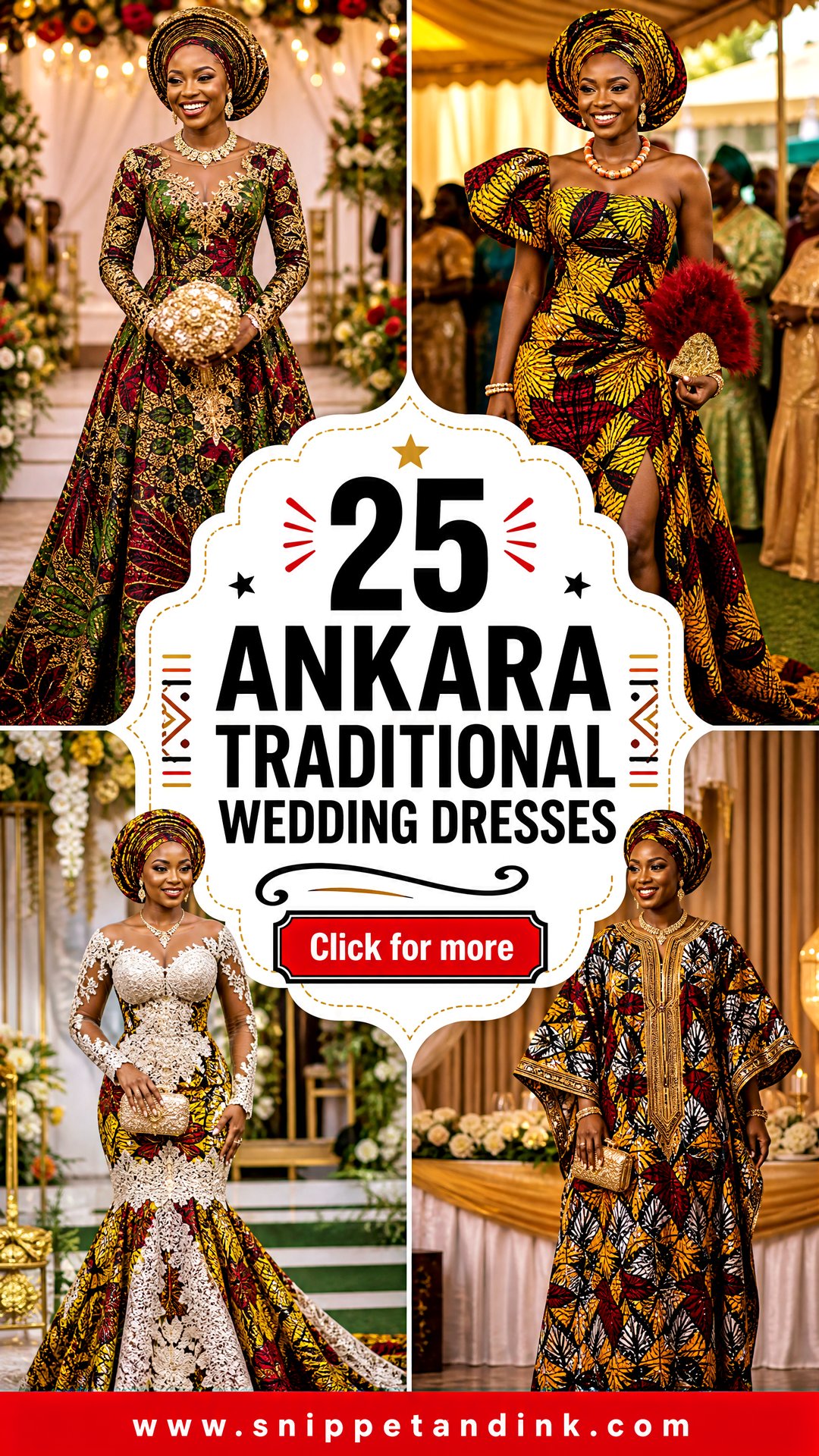 25 Ankara Traditional Wedding Dresses for a Vibrant Ceremony - 25 Ankara Traditional Wedding Dresses for a Vibrant Ceremony