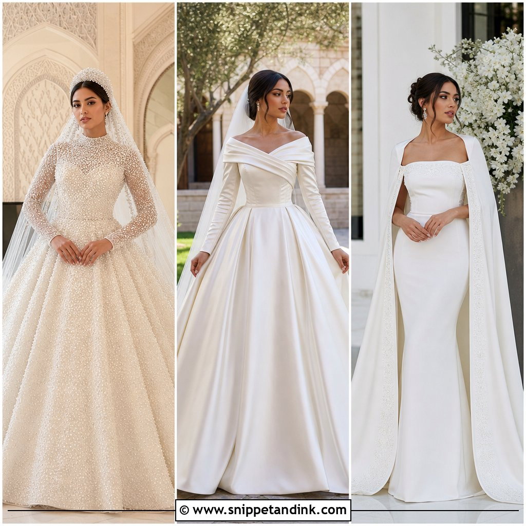 25 Arab Wedding Dresses for a Breathtaking Bridal Celebration
