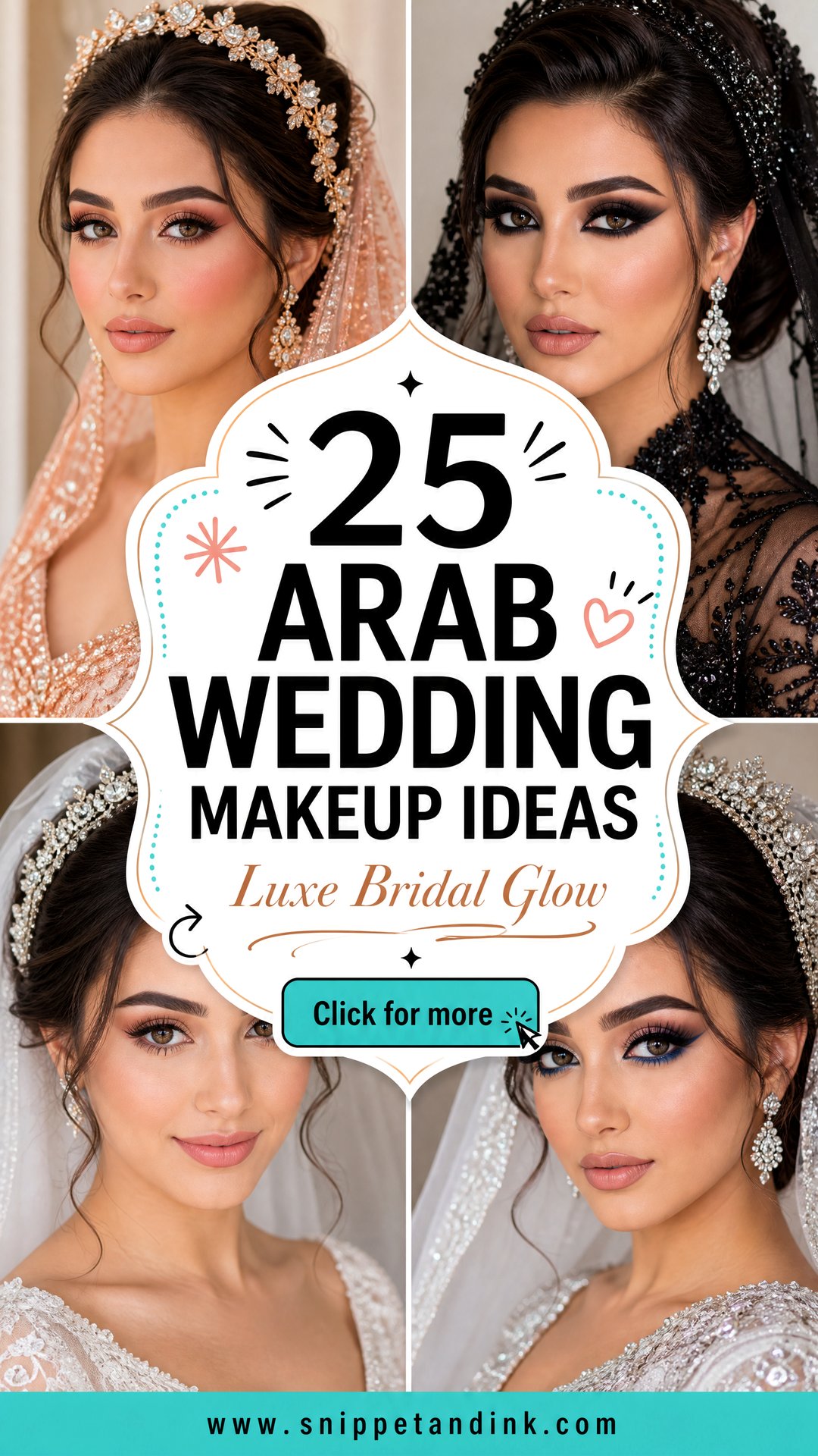 25 Arab Wedding Makeup Ideas for a Luxe Bridal Glow Look - 25 Arab Wedding Makeup Ideas for a Luxe Bridal Glow Look