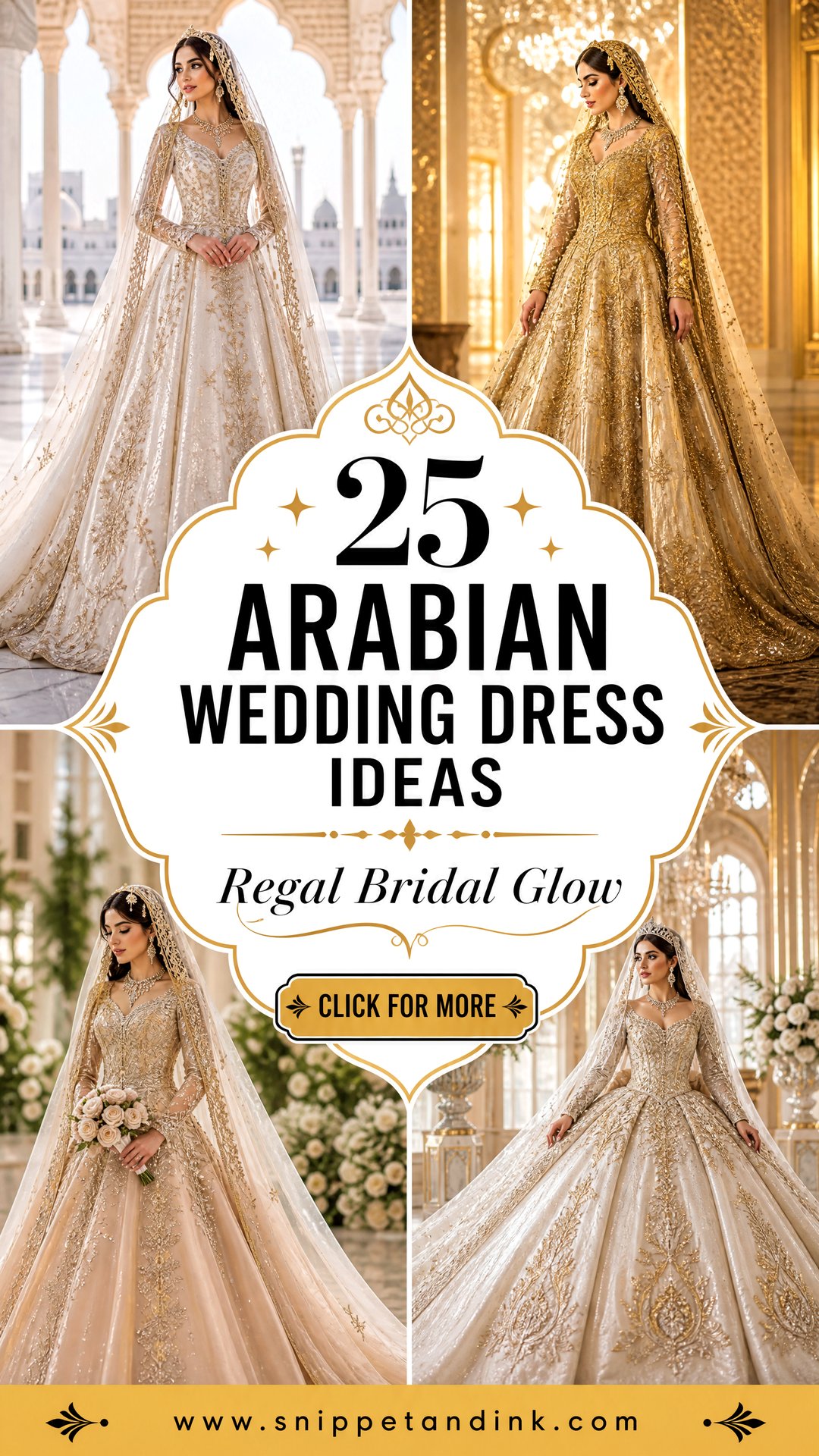 25 Arabian Wedding Dress Ideas for Regal Bridal Style - 25 Arabian Wedding Dress Ideas for Regal Bridal Style