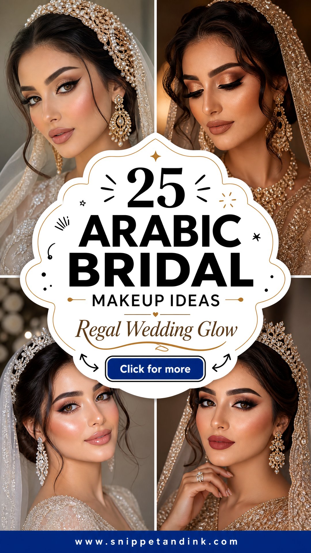 25 Arabic Bridal Makeup Ideas for a Regal Wedding Glow Look - 25 Arabic Bridal Makeup Ideas for a Regal Wedding Glow Look