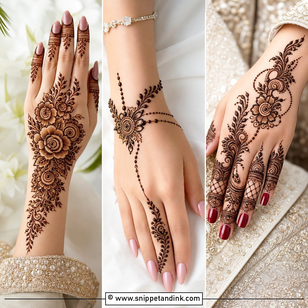 25 Arabic Mehndi Designs Brides Will Love for Wedding Glam