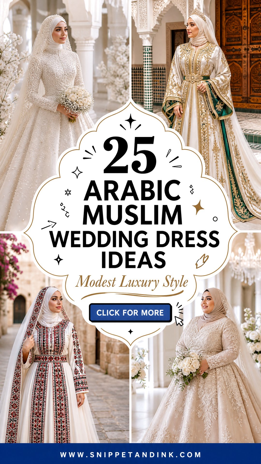 25 Arabic Muslim Wedding Dress Ideas for Modest Luxury - 25 Arabic Muslim Wedding Dress Ideas for Modest Luxury