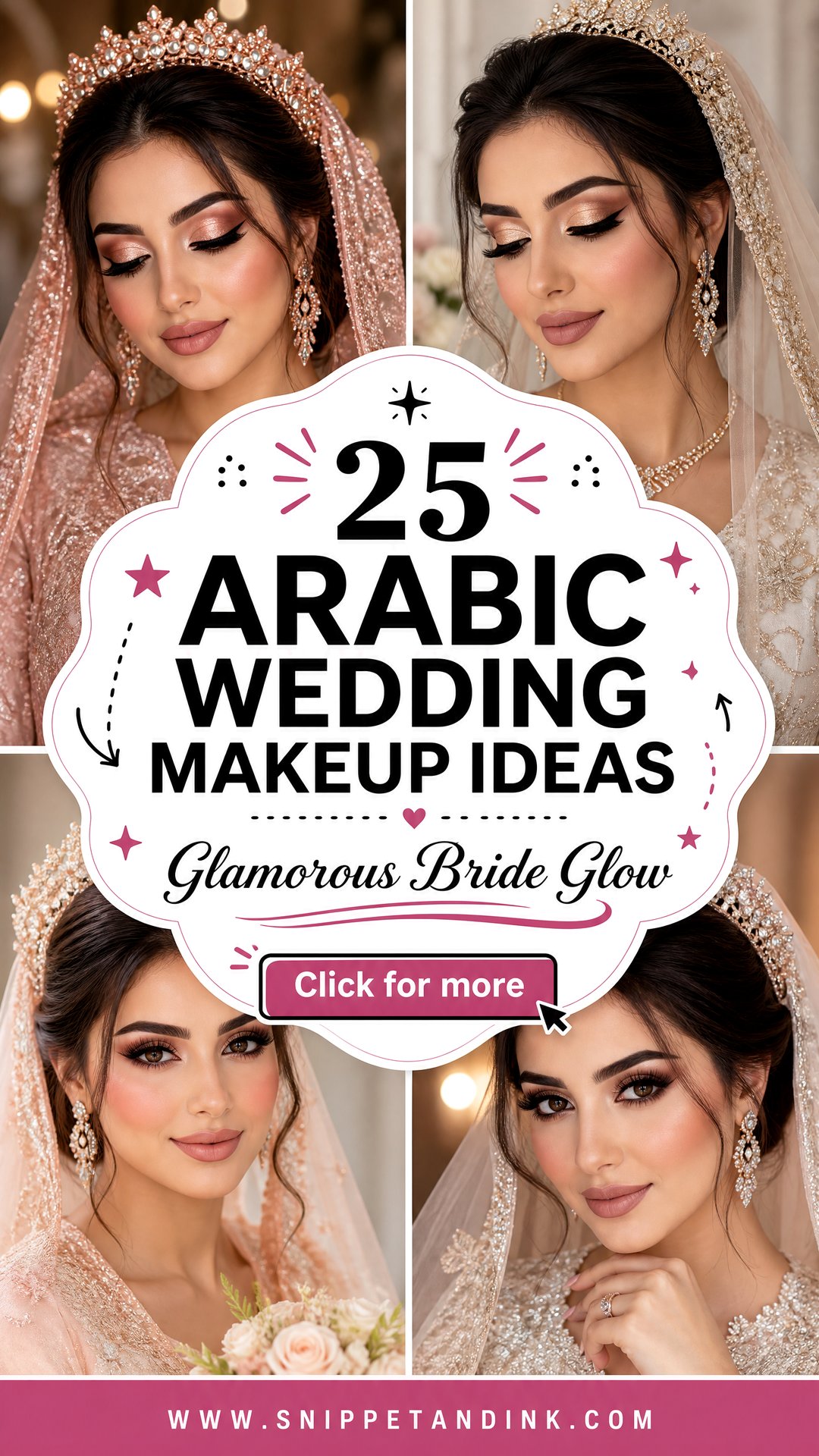 25 Arabic Wedding Makeup Ideas for Glamorous Brides - 25 Arabic Wedding Makeup Ideas for Glamorous Brides