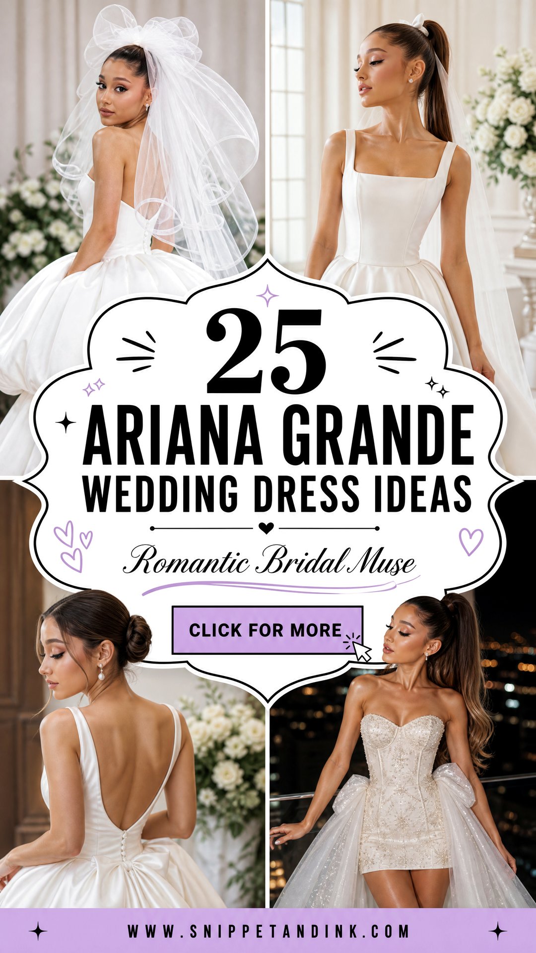 25 Ariana Grande Wedding Dress Ideas for Romantic Brides - 25 Ariana Grande Wedding Dress Ideas for Romantic Brides