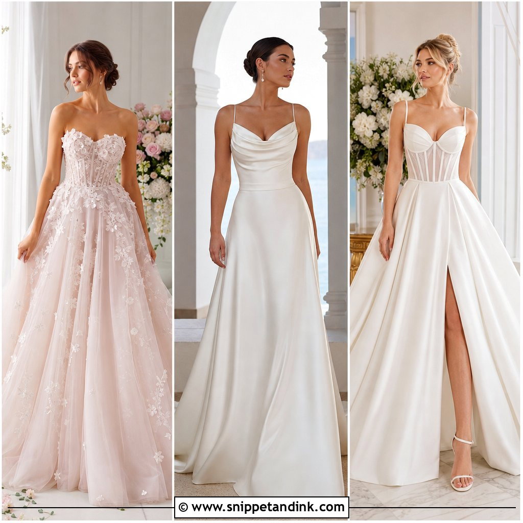 25 Aurora Wedding Dress Ideas for a Dreamy Bridal Look