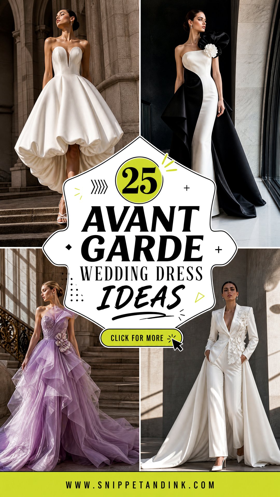 25 Avant Garde Wedding Dress Ideas for Bold Modern Brides - 25 Avant Garde Wedding Dress Ideas for Bold, Modern Brides