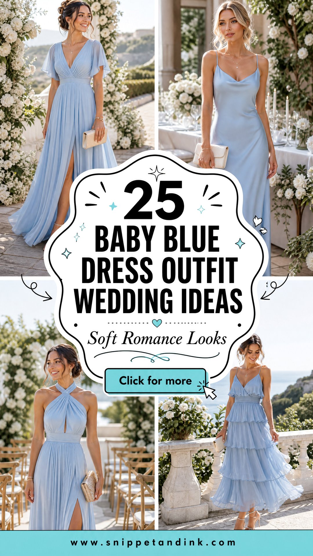 25 Baby Blue Dress Outfit Wedding Ideas for Soft Romance - 25 Baby Blue Dress Outfit Wedding Ideas for Soft Romance