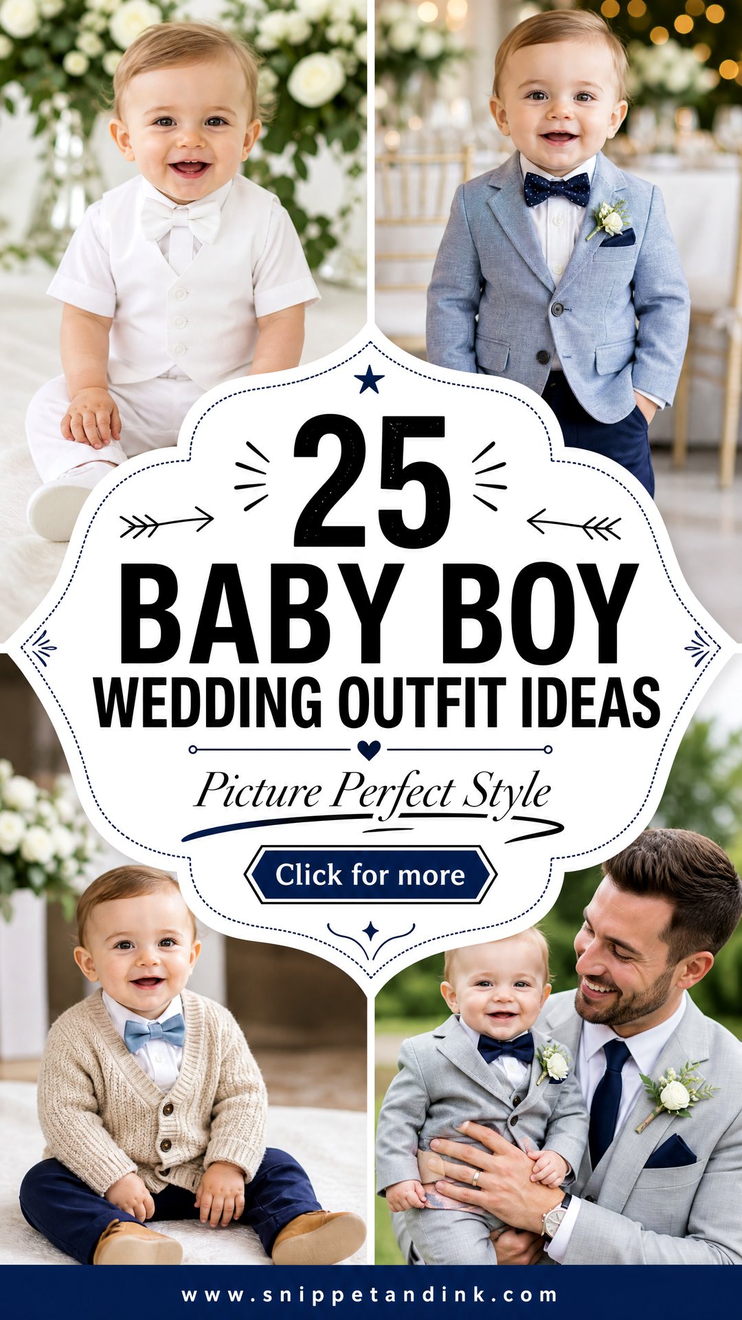 25 Baby Boy Wedding Outfit Ideas for Picture-Perfect Style - 25 Baby Boy Wedding Outfit Ideas for Picture-Perfect Style