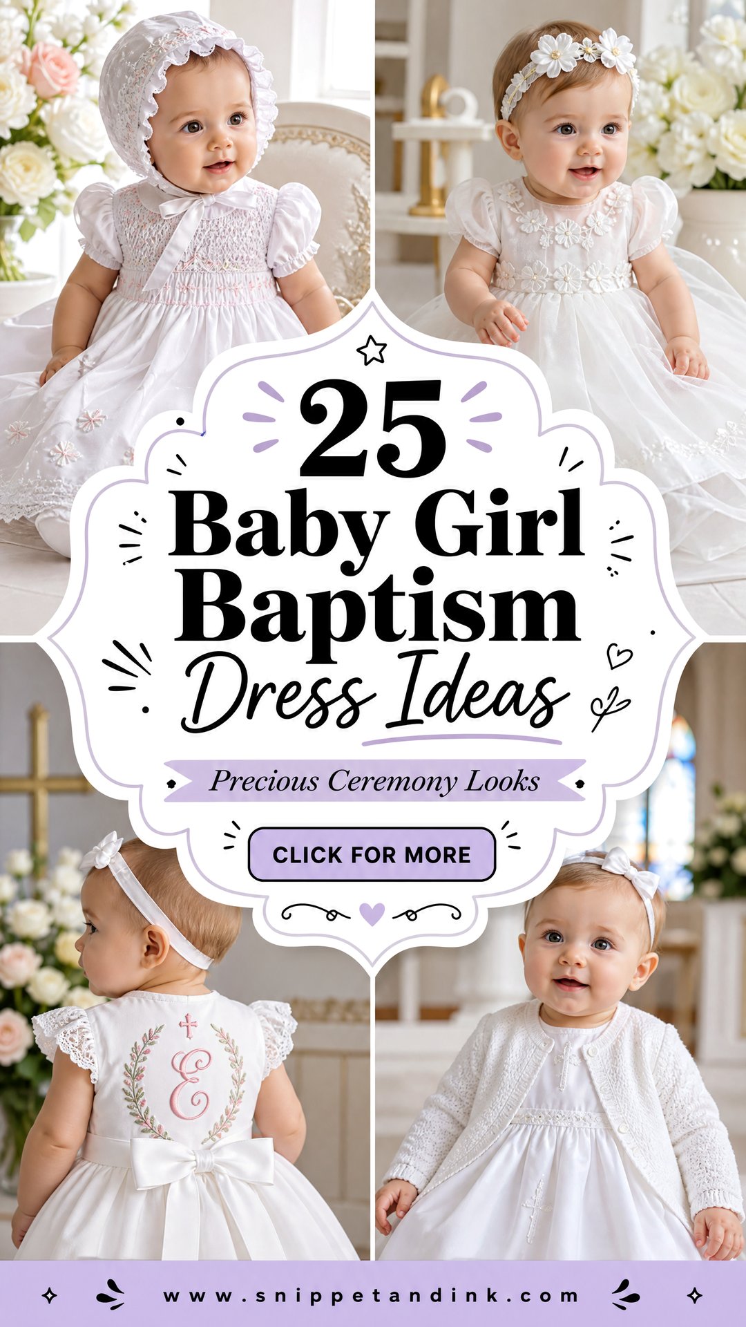 25 Baby Girl Baptism Dress Ideas for a Precious Ceremony - 25 Baby Girl Baptism Dress Ideas for a Precious Ceremony