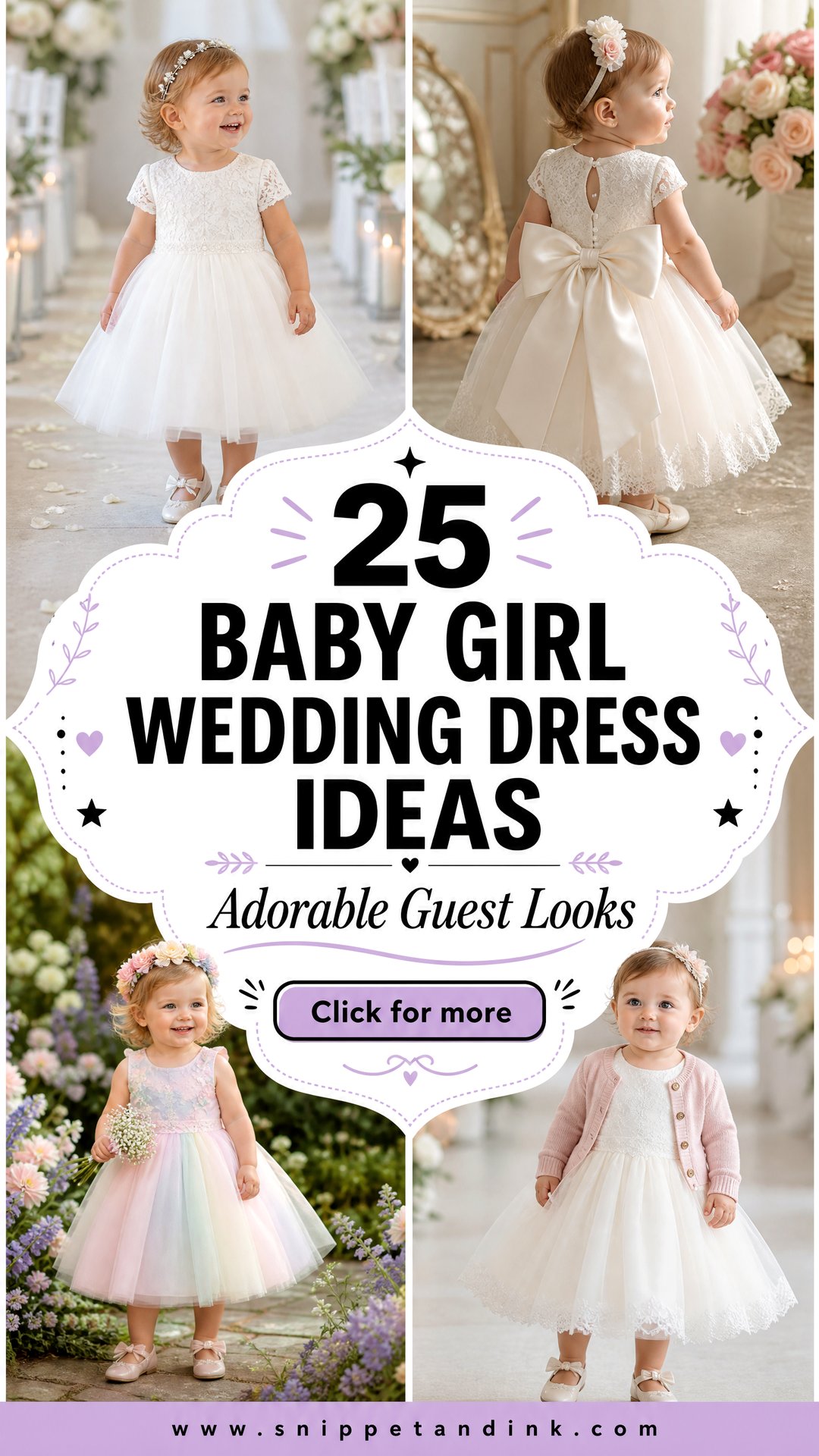 25 Baby Girl Wedding Dress Ideas for Adorable Little Guests - 25 Baby Girl Wedding Dress Ideas for Adorable Little Guests