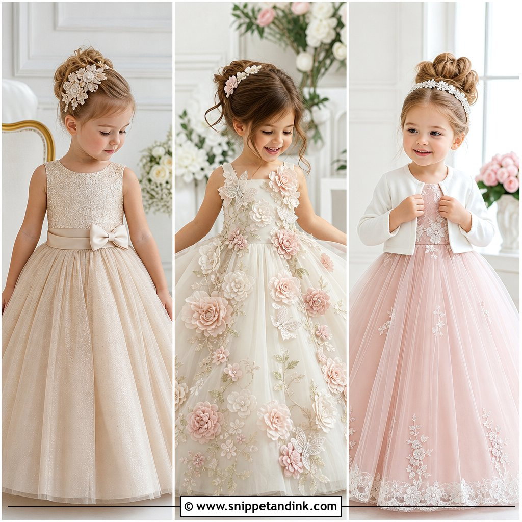 25 Baby Girl Wedding Dress Ideas