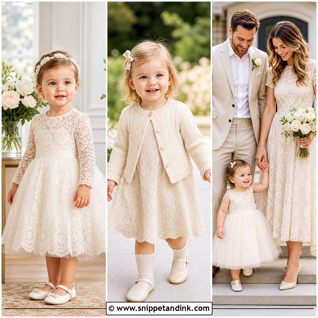 25 Baby Girl Wedding Outfit Ideas for Adorable Ceremony Style