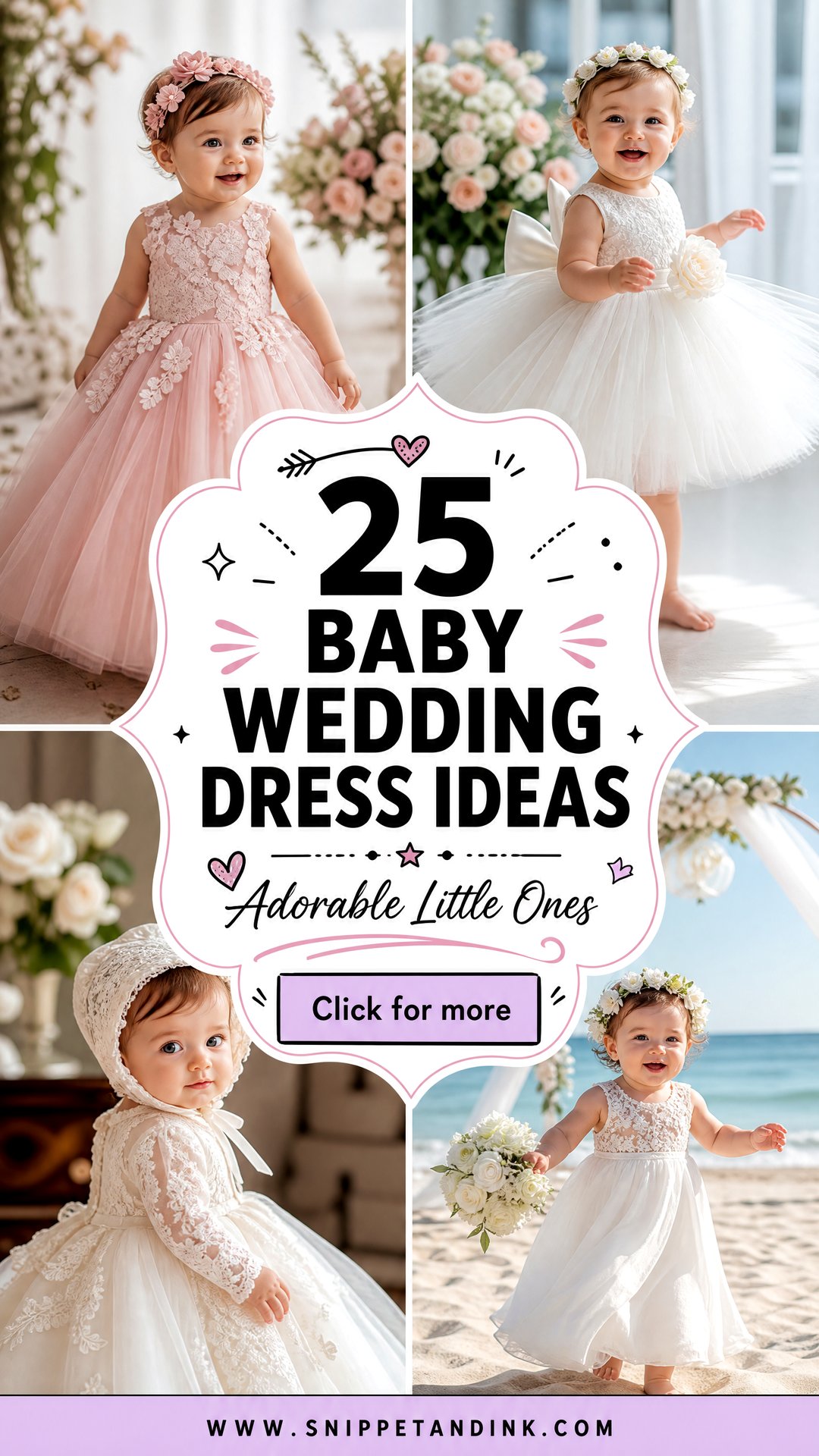 25 Baby Wedding Dress Ideas for Adorable Little Ones to Love - 25 Baby Wedding Dress Ideas for Adorable Little Ones to Love