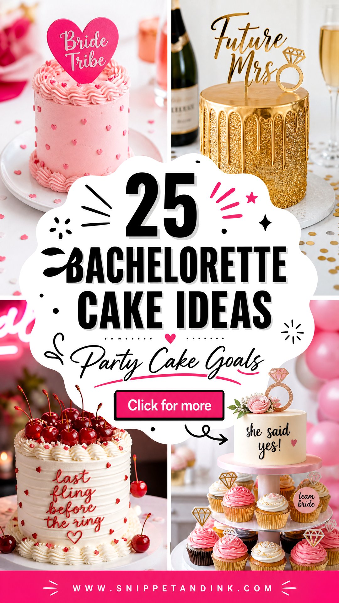 25 Bachelorette Cake Ideas for Wedding Party Fun - 25 Bachelorette Cake Ideas for Wedding Party Fun
