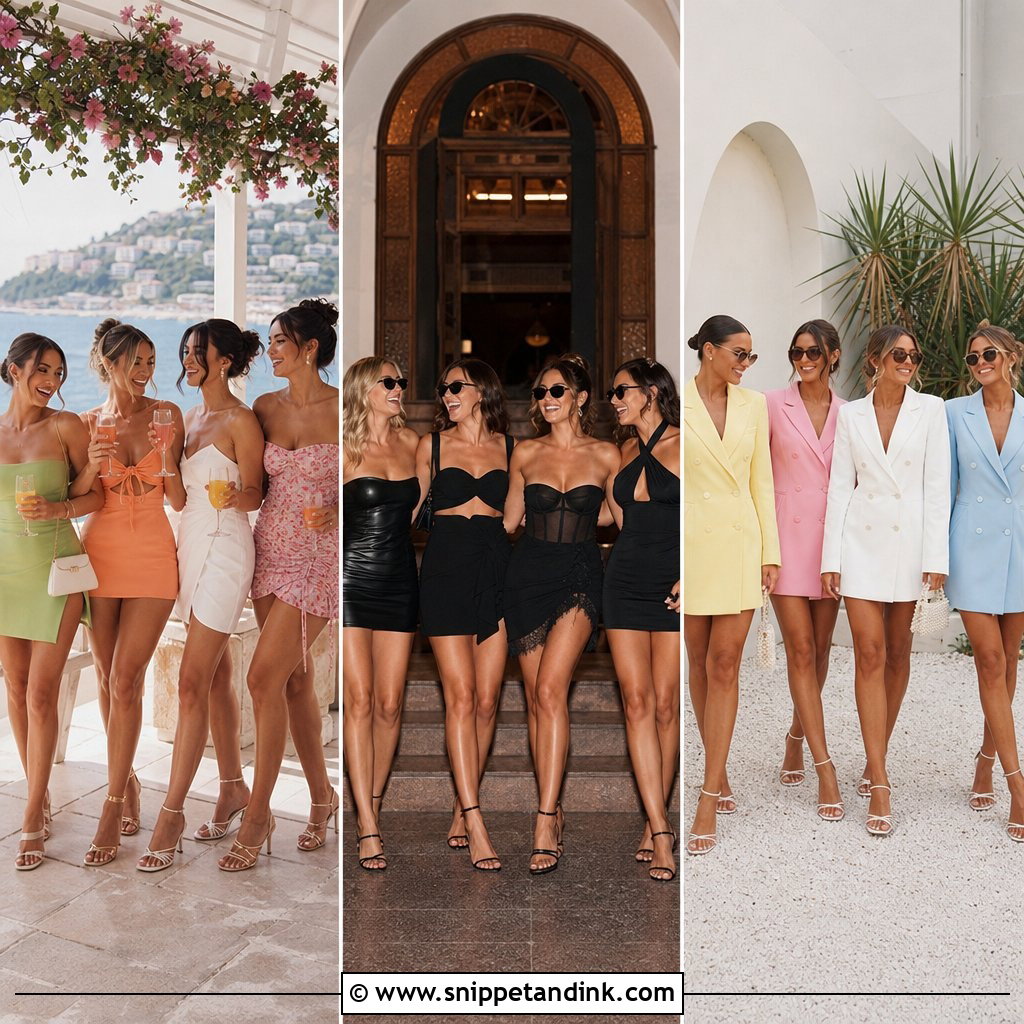 25 Bachelorette Trip Outfits for a Stylish Weekend Away