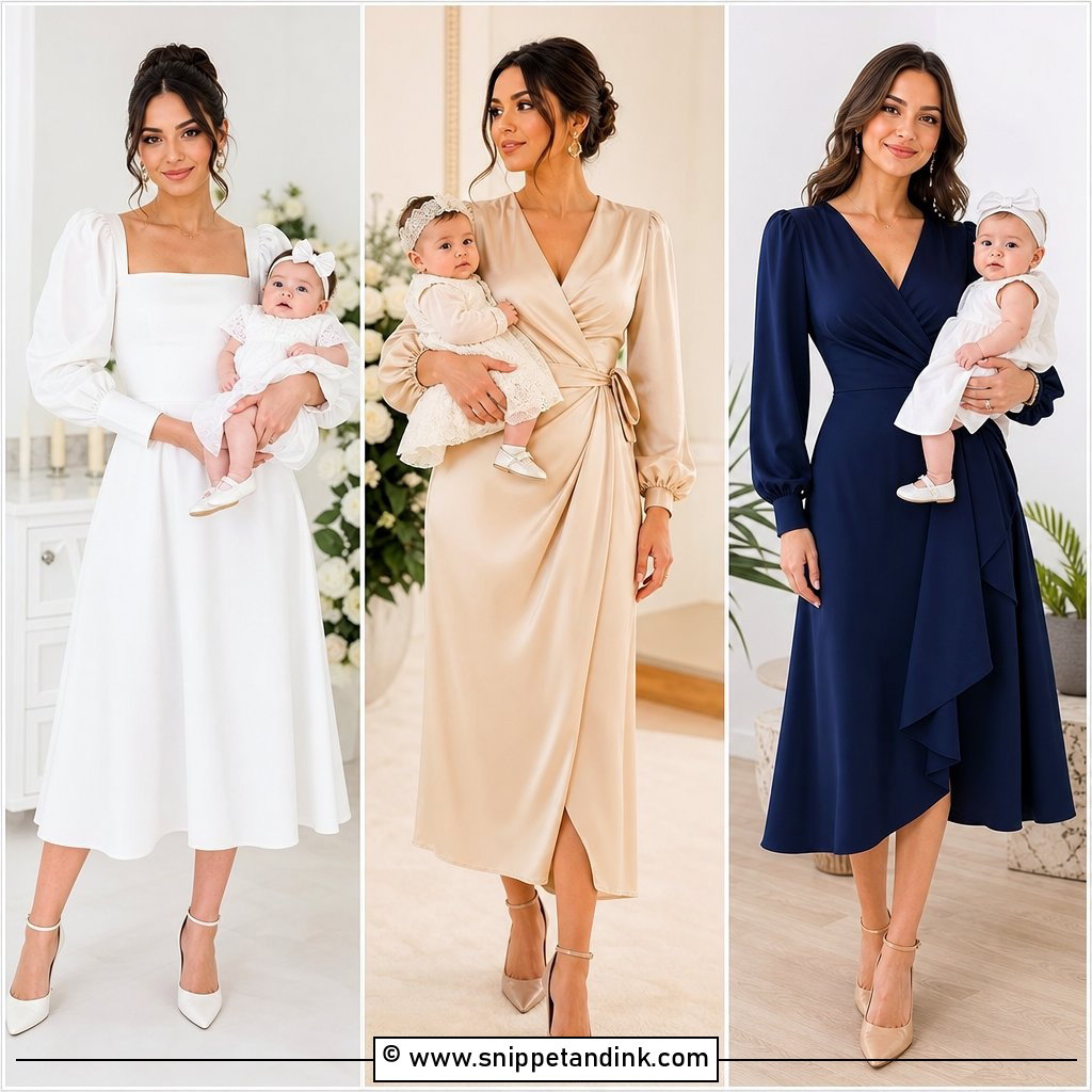 25 Baptism Dress for Mom Ideas for Graceful Ceremony Style