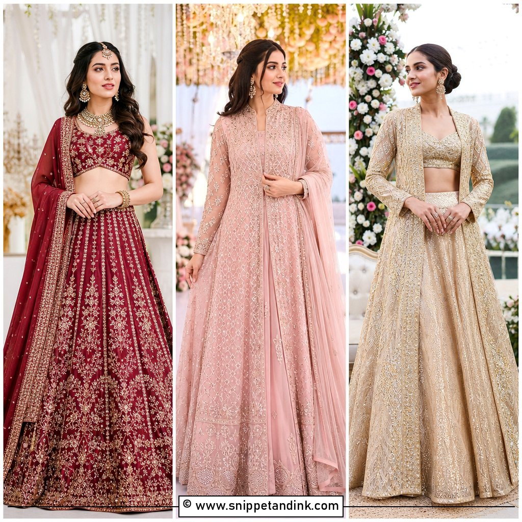 25 Barat Dresses for Bride Sister for a Stunning Wedding Look