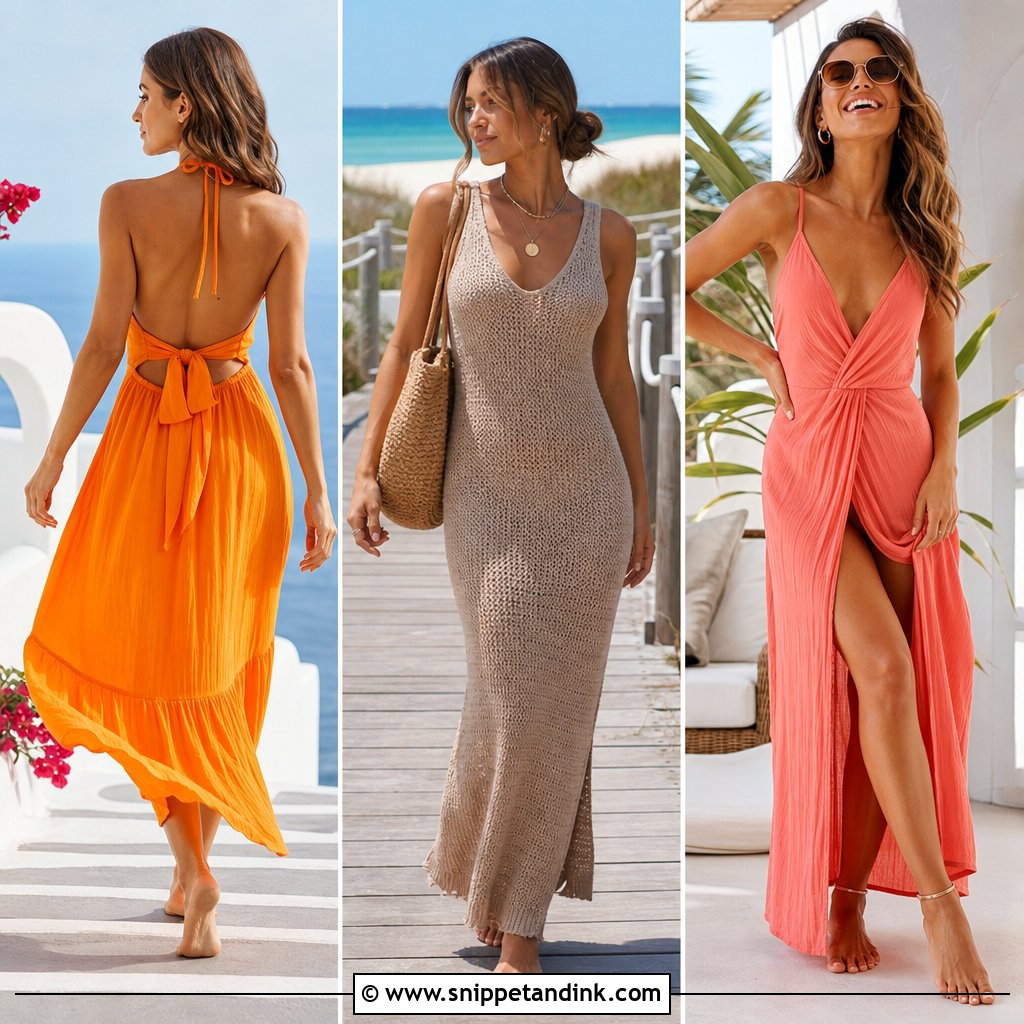 25 Beach Poses with Dress Ideas