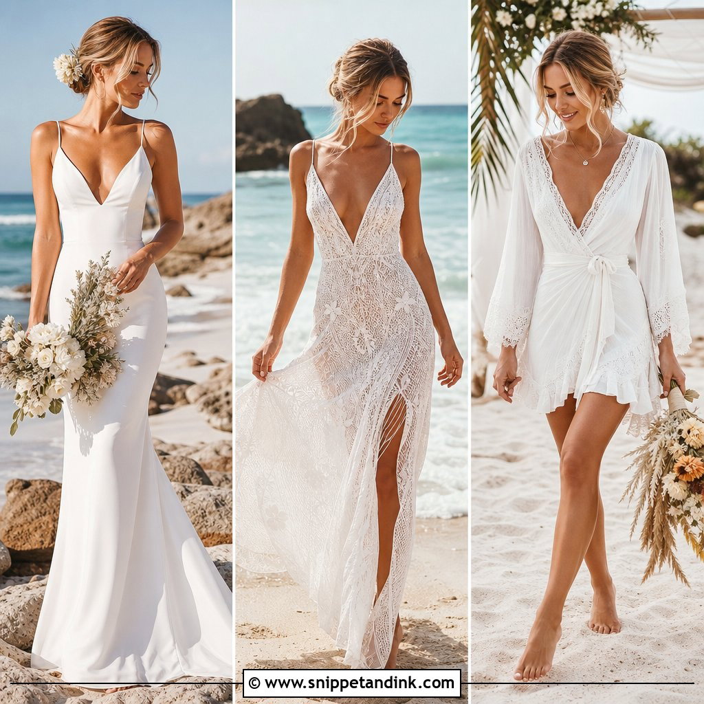 25 Beachy Wedding Dress Boho Ideas