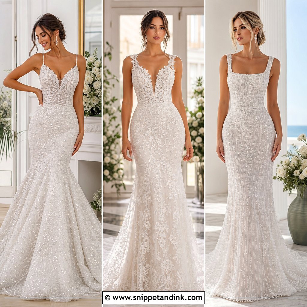 25 Beaded Wedding Dresses for a Truly Radiant Bridal Look