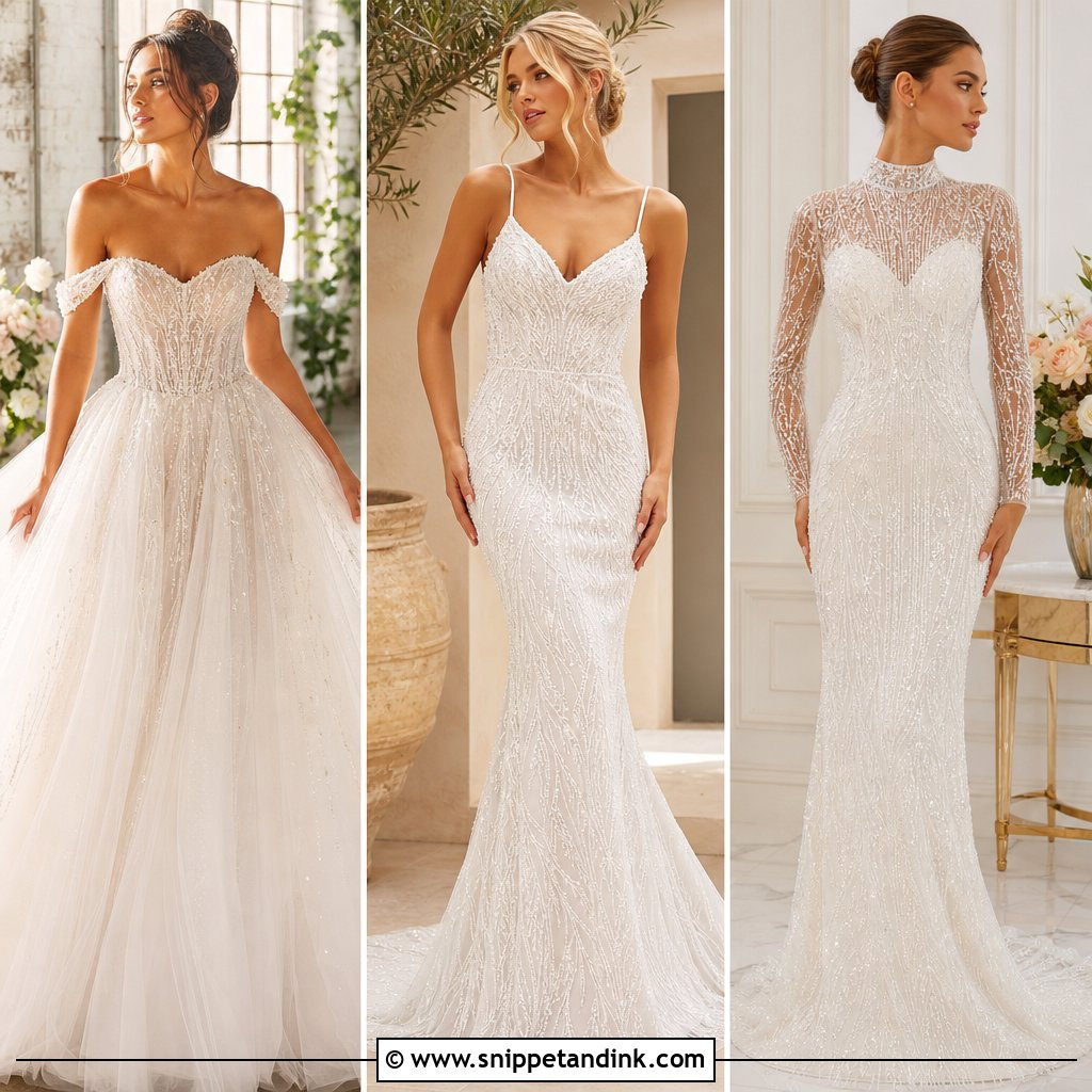 25 Beaded Wedding Gowns