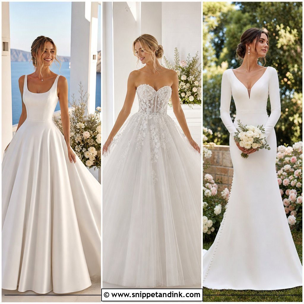 25 Belle Wedding Dress Ideas for a Fairytale Bridal Look