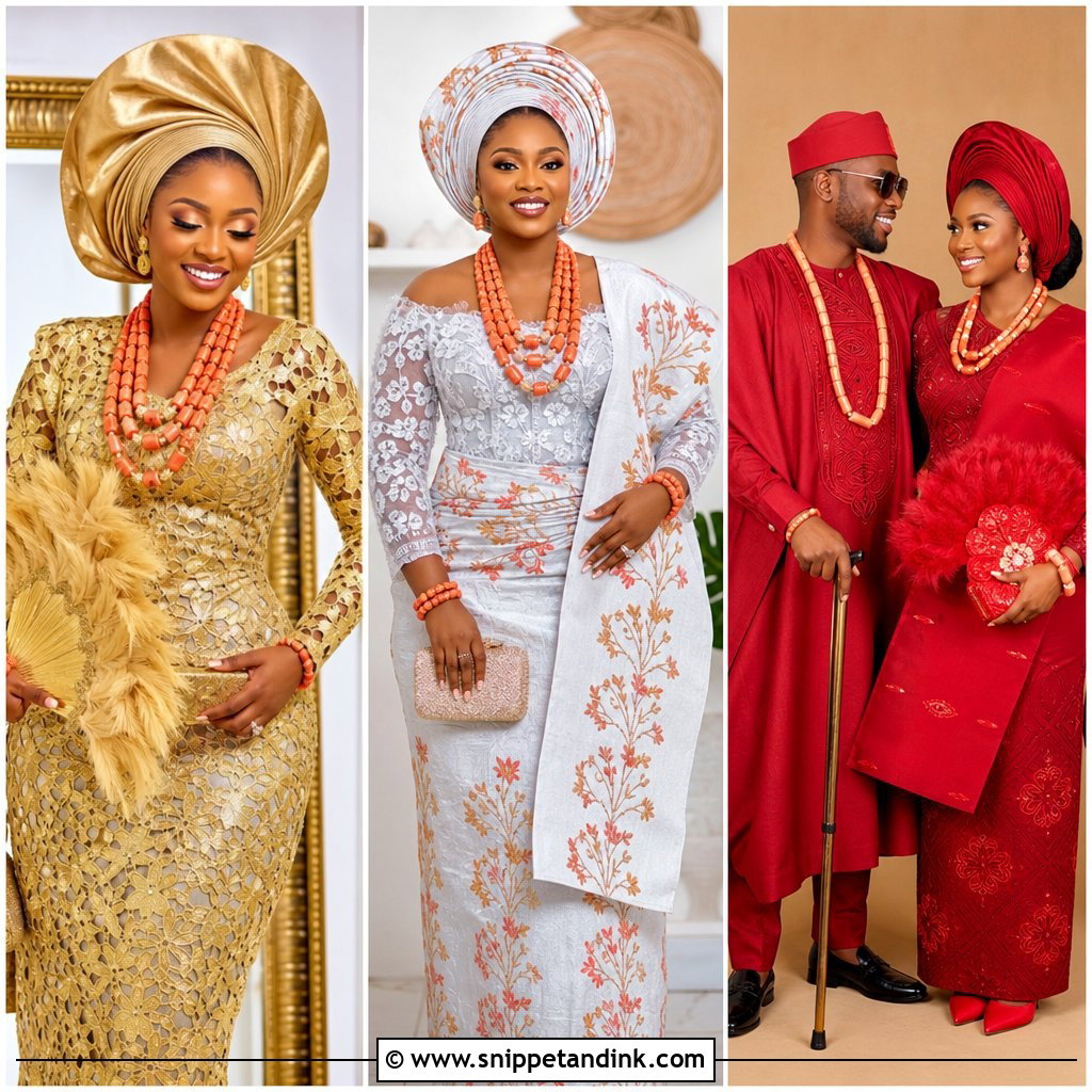 25 Benin Traditional Wedding Attire Ideas