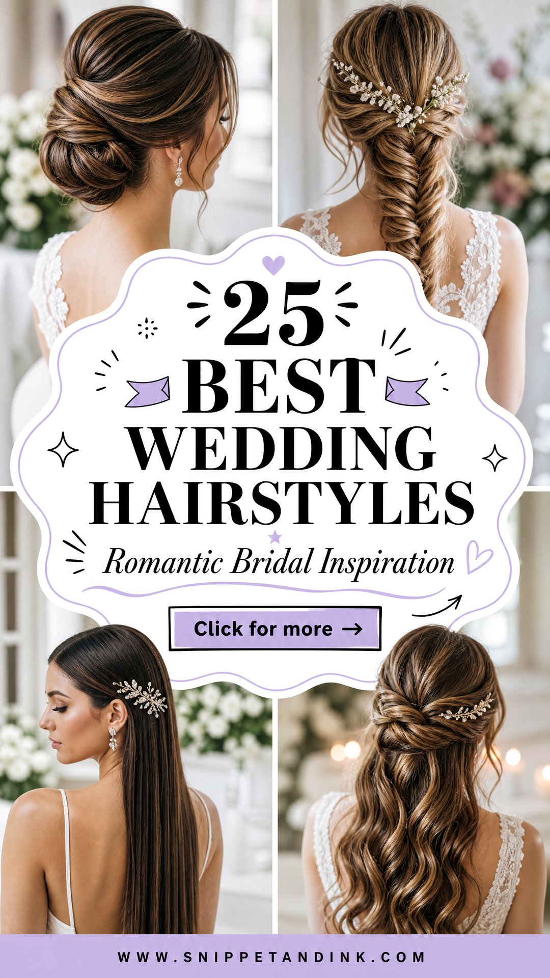 25 Best Wedding Hairstyles for Romantic Bridal Inspiration - 25 Best Wedding Hairstyles for Romantic Bridal Inspiration
