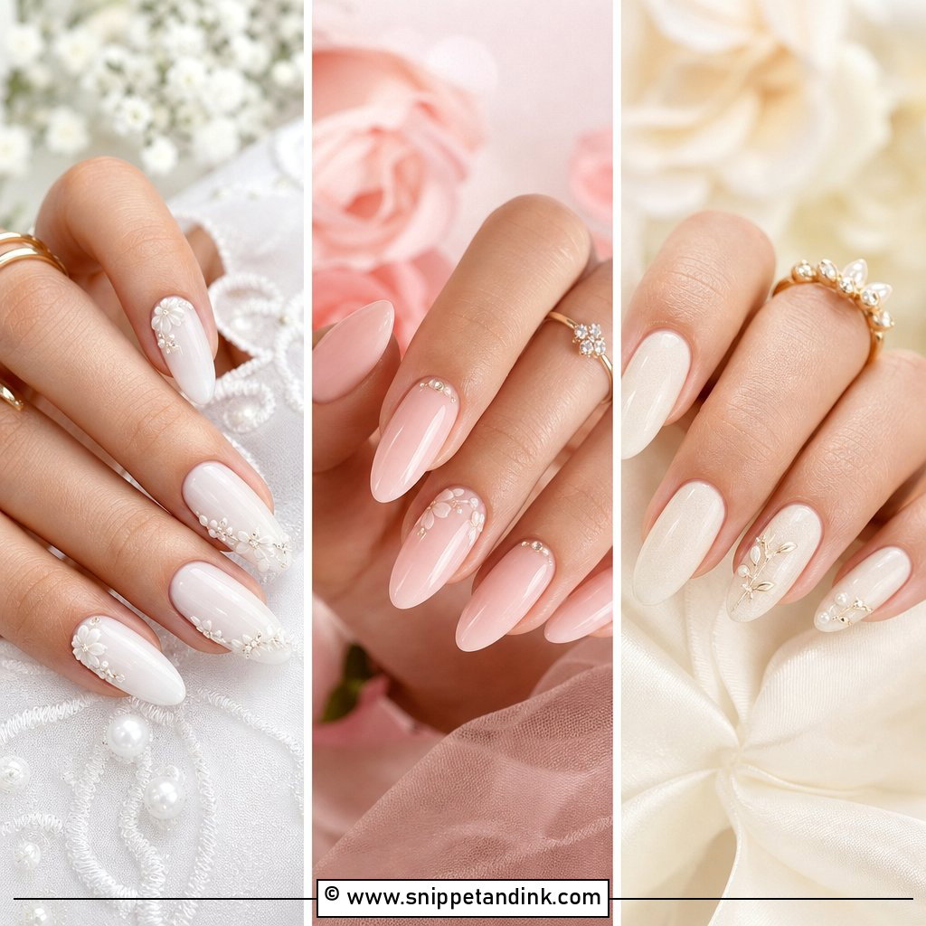25 Best Wedding Nails for a Flawless Bridal Manicure
