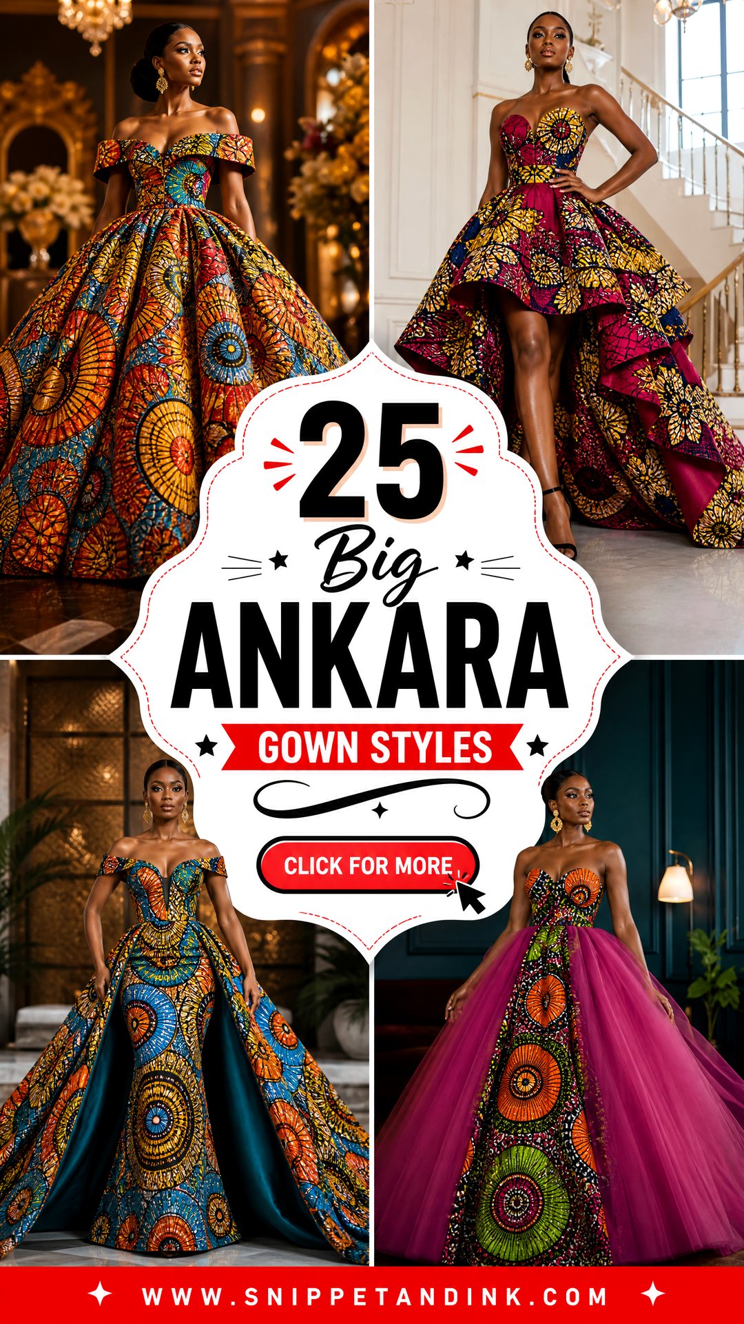25 Big Ankara Gown Styles for Bold Showstopping Elegance - 25 Big Ankara Gown Styles for Bold, Showstopping Elegance