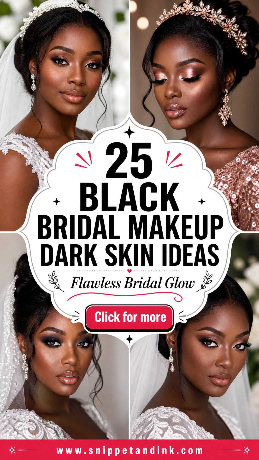 25 Black Bridal Makeup Dark Skin Ideas for Flawless Glow - 25 Black Bridal Makeup Dark Skin Ideas for Flawless Glow