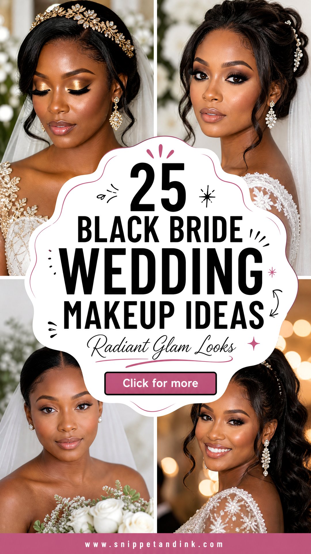 25 Black Bride Wedding Makeup Ideas for Radiant Glam - 25 Black Bride Wedding Makeup Ideas for Radiant Glam