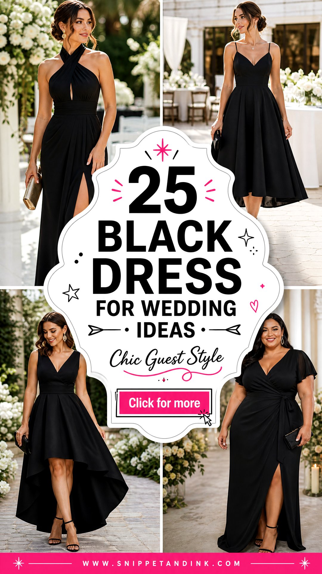 25 Black Dress for Wedding Ideas for Chic Guest Style - 25 Black Dress for Wedding Ideas for Chic Guest Style