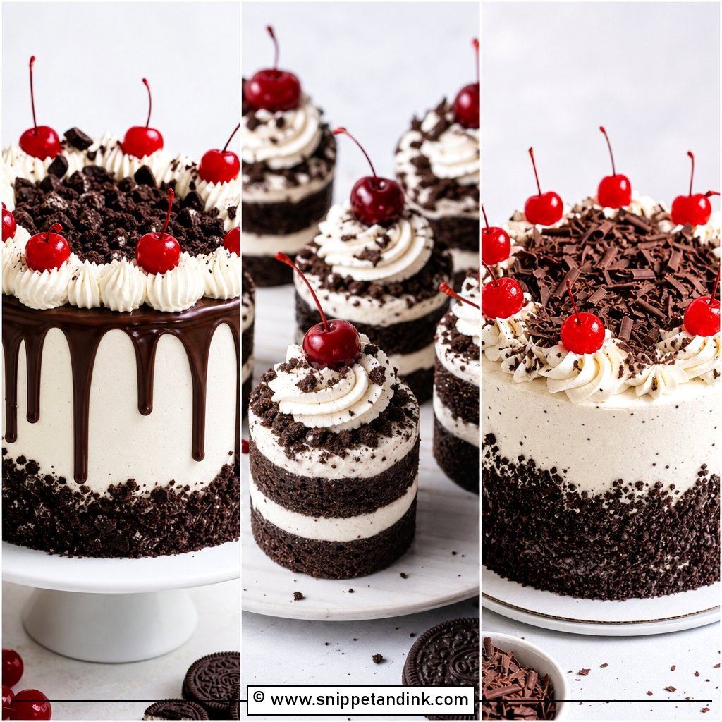 25 Black Forest Cookie X Wedding Cake Ideas for Sweet Style